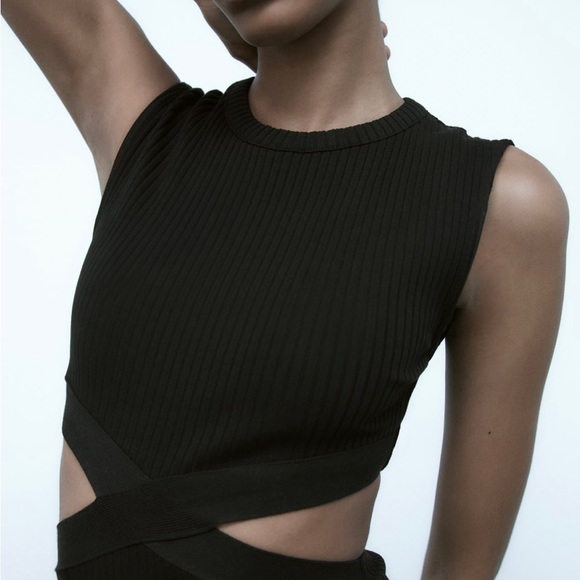 Zara Cut Out Dress BNWT - Picture 7 of 7
